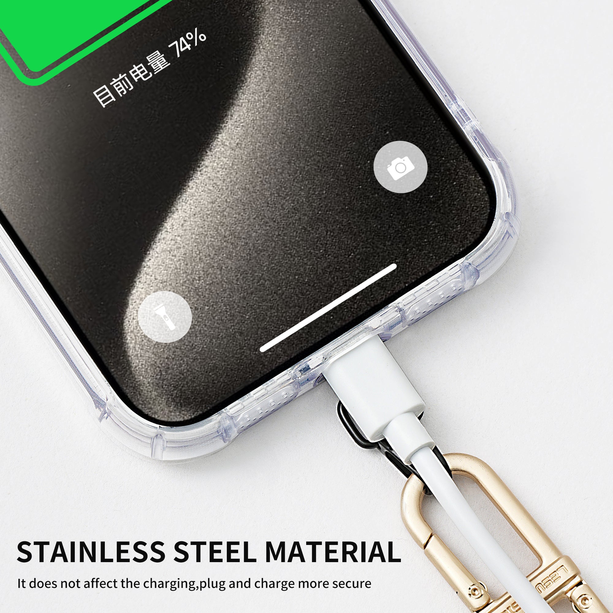 LEEU DESIGN Metal Phone Tether Tabs Universal Phone Lanyard Replacement Part LEEU DESIGN Metal Phone Tether Tabs Universal Phone Lanyard Replacement Part